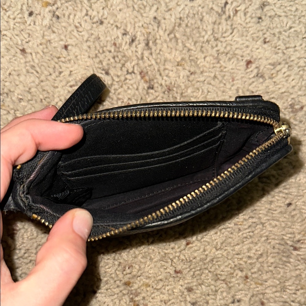 Fossil Black Wristlet With Multicolor Accents - image 2